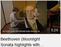 Beethoven (Moonlight Sonata highlights with images. From "Pianopalooza!"